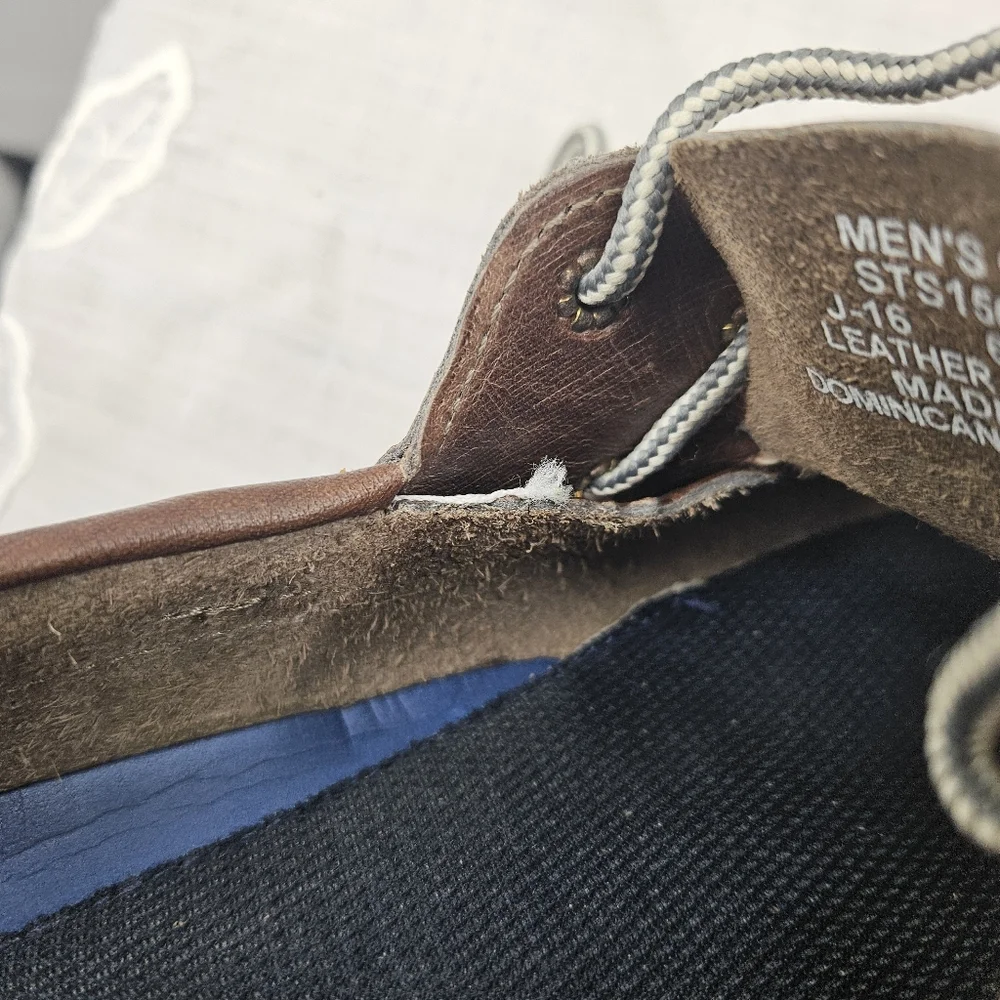 Sperry Top-Sider Mens 9M Brown Leather Authentic Original Boat‎ Shoes STS15002
